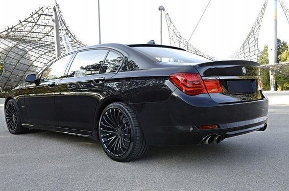 Спойлер на BMW 5 серии F07 GT чорний глянсовий ABS-пластик (09-13 р.в.)