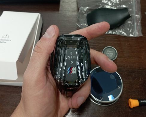 Розкішна кришталева ручка передач + комплект кнопок BMW X5 E70 / X6 E71