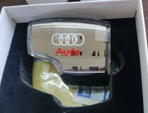 Ручка переключения передач Audi A6 A7 A8 Q7 Q8 хрусталь логотип Audi (19-23 г.в.)