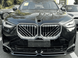 Накладка переднего бампера BMW X3 G45 MP 2025+ черный глянец , Черный глянец