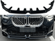 Накладка переднего бампера BMW X3 G45 MP 2025+ черный глянец , Черный глянец