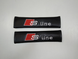 Накладки (чохли) для ременя безпеки, логотип S-Line