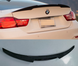 Спойлер BMW 4 F32 стиль M4 чорний глянсовий (ABS-пластик)