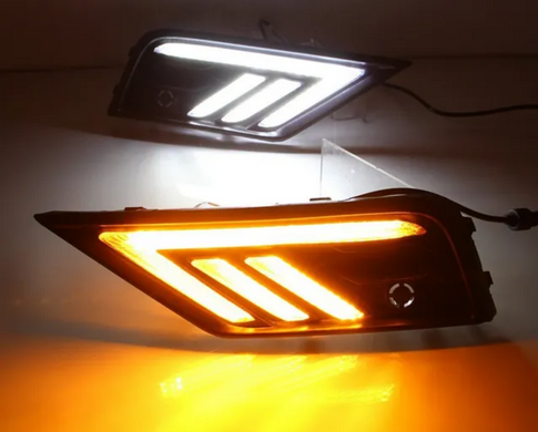 Денні ходові вогні Volkswagen Tiguan з функцією повороту (2016-...)