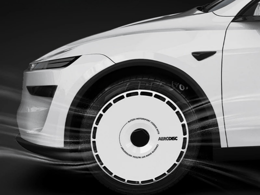 Комплект ковпаків коліс, повні кришки обода Tesla Model Y білі 19-дюймові, Білий