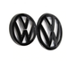 Комплект емблем фольксваген для VW Golf MK7, чорний глянець