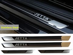 Накладки на пороги VW Jetta MK6 з логотипом (11-18 р.в.)