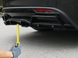 Накладка заднего бампера Tesla Model 3 черный глянец (2023+ г.в.)