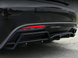 Накладка заднего бампера Tesla Model 3 черный глянец (2023+ г.в.)
