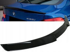 Спойлер на BMW 4 F36 стиль M4 чорний глянсовий ABS-пластик