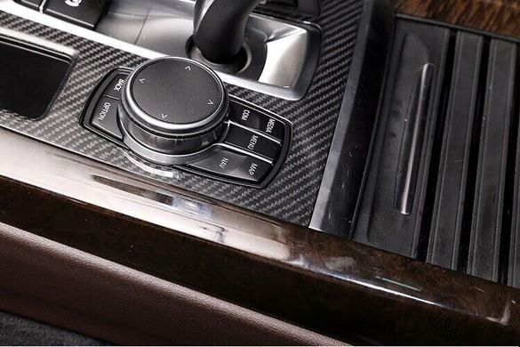 Накладка центральной панели салона BMW X5 F15 / X6 F16 карбон