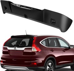 Спойлер задніх дверей Honda CR-V II чорний глянсовий ABS-пластик (13-16 р.в.)