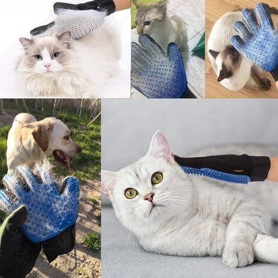 Перчатка-щетка для ухода за домашними животными