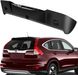 Спойлер задніх дверей Honda CR-V II чорний глянсовий ABS-пластик (13-16 р.в.)
