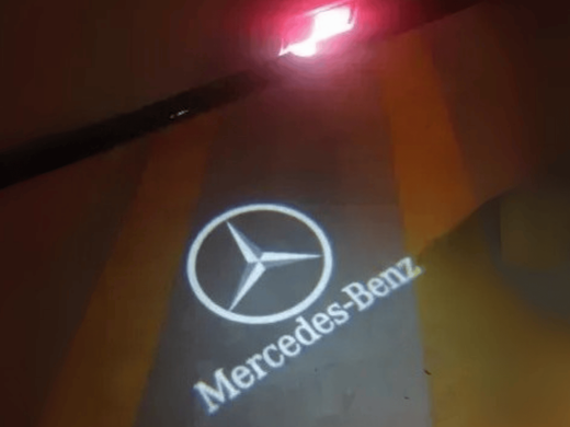 Підсвічування дверей з логотипом Mercedes GLK (X204) A (W169) (168) B (W245)