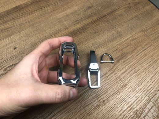 Чехол протектор на ключ для Mazda хром