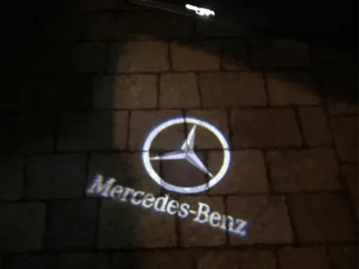 Підсвічування дверей з логотипом Mercedes GLK (X204) A (W169) (168) B (W245)