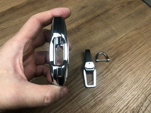 Чехол протектор на ключ для Mazda хром
