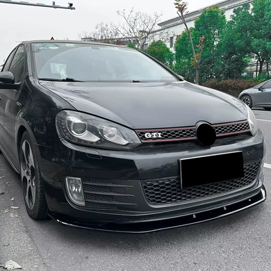 Накладка переднего бампера Volkswagen Golf 6 GTI (08-12 г.в.)