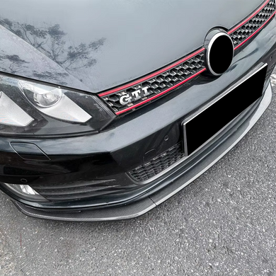 Накладка переднего бампера Volkswagen Golf 6 GTI (08-12 г.в.)