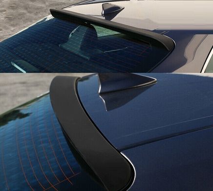 Спойлер заднего стекла Toyota Camry V70 черный глянцевый ABS-пластик