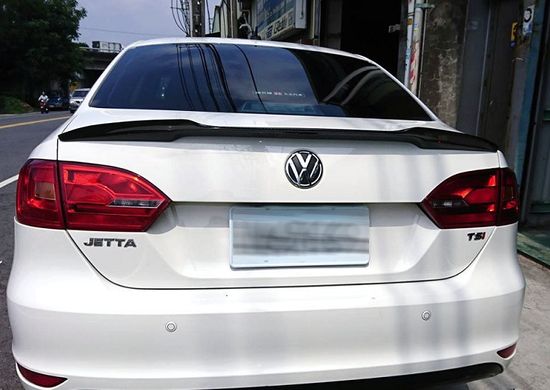 Спойлер на Volkswagen Jetta 6 стиль М4 черный глянцевый ABS-пластик