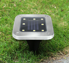 Напольный светодиодный светильник на солнечных батареях
