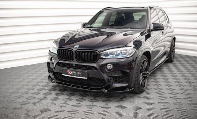 Накладка переднего бампера BMW X5 F85 (ABS-пластик)
