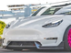 Накладка переднього бампера Tesla Model Y чорний глянець вар.2 (2020-...)