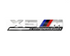 Наклейка-емблема на кузов BMW X5M Competition Chrome